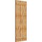 Ekena Millwork Joined Board-n-Batten Shutters w/Z-Bar, Rough Sawn Western Red Cedar, 26 7/8W x 67H, PR RBJ06Z26X067RWR - alternate 2